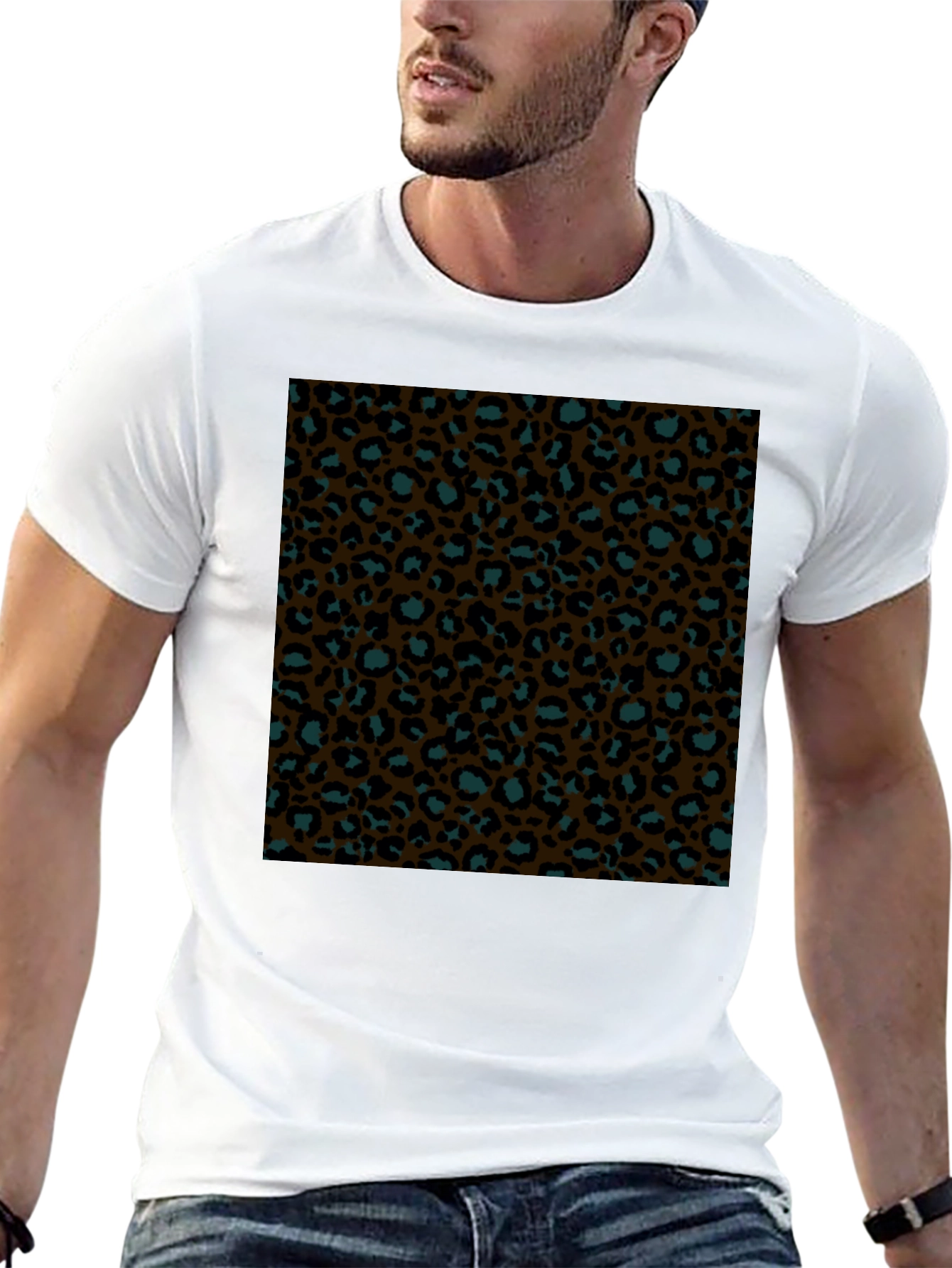 Leopard Print T-Shirt - Stylish Graphic Tee