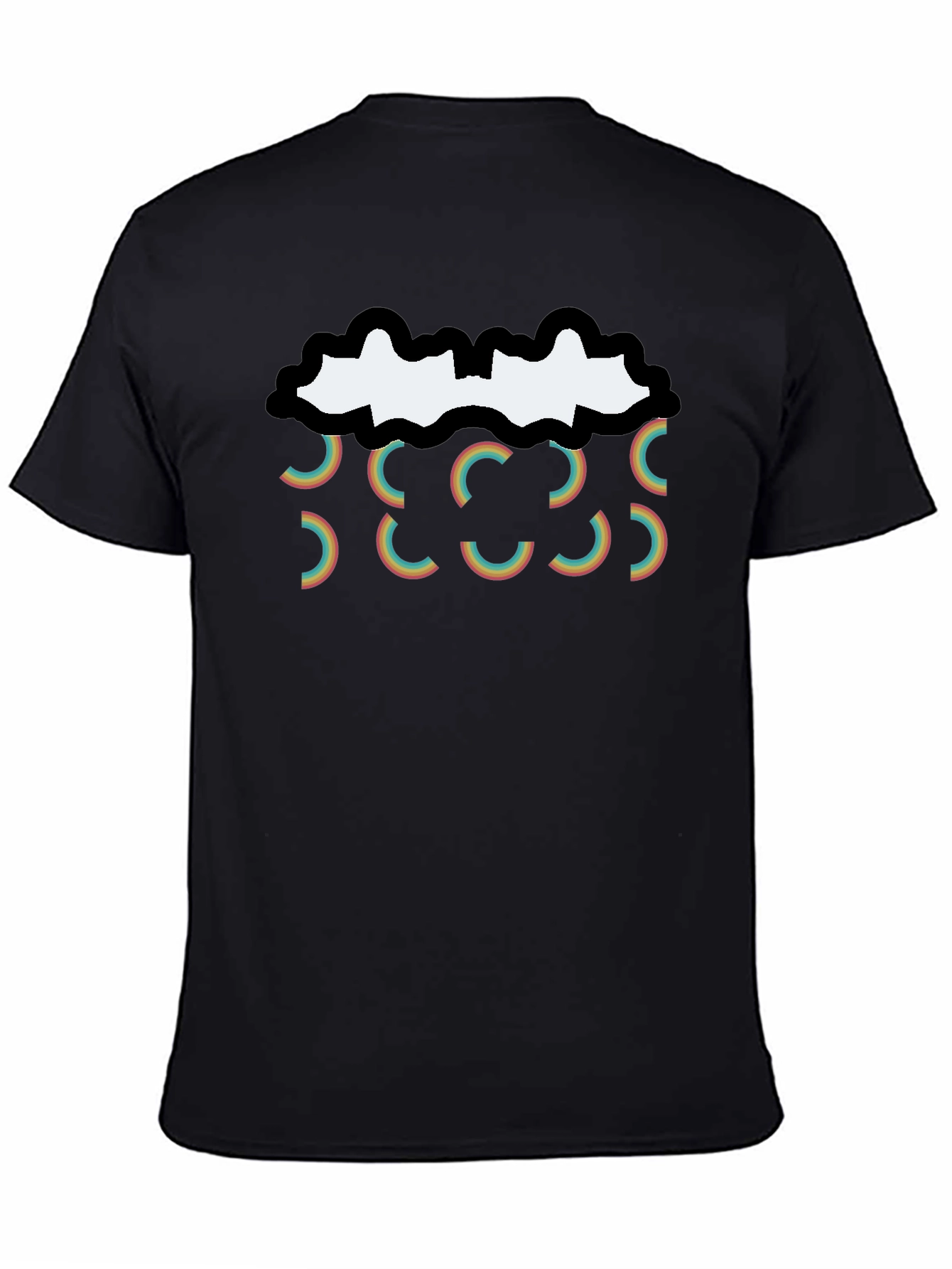 Retro Rainbow Cloud T-Shirt