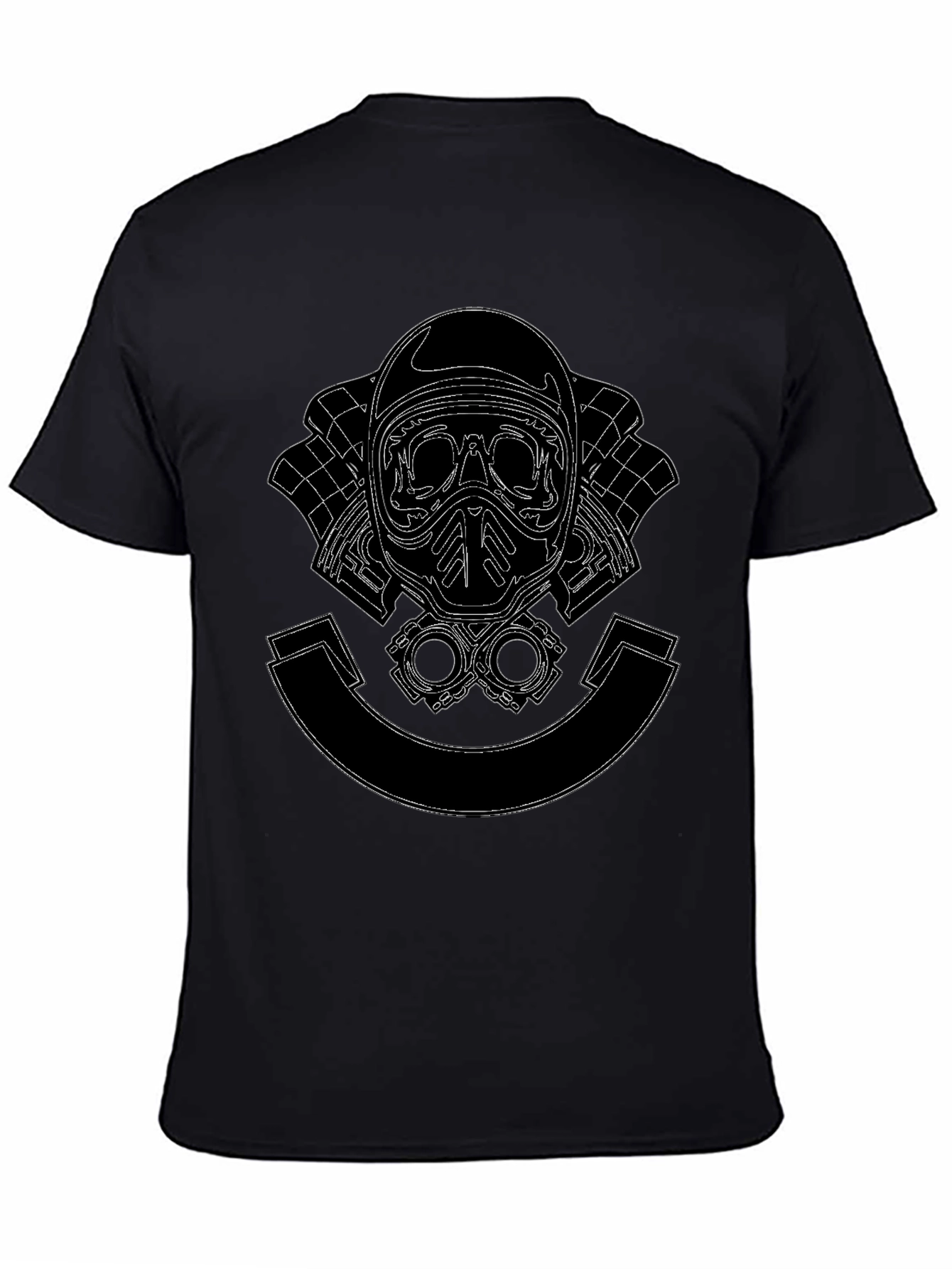 Skull Rider Tee - Black Graphic T-Shirt