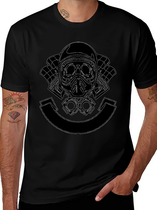Skull Rider Tee - Black Graphic T-Shirt