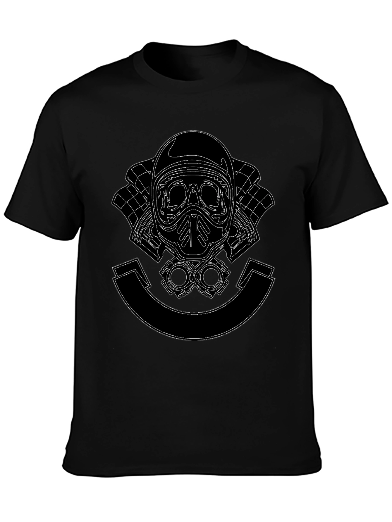 Skull Rider Tee - Black Graphic T-Shirt