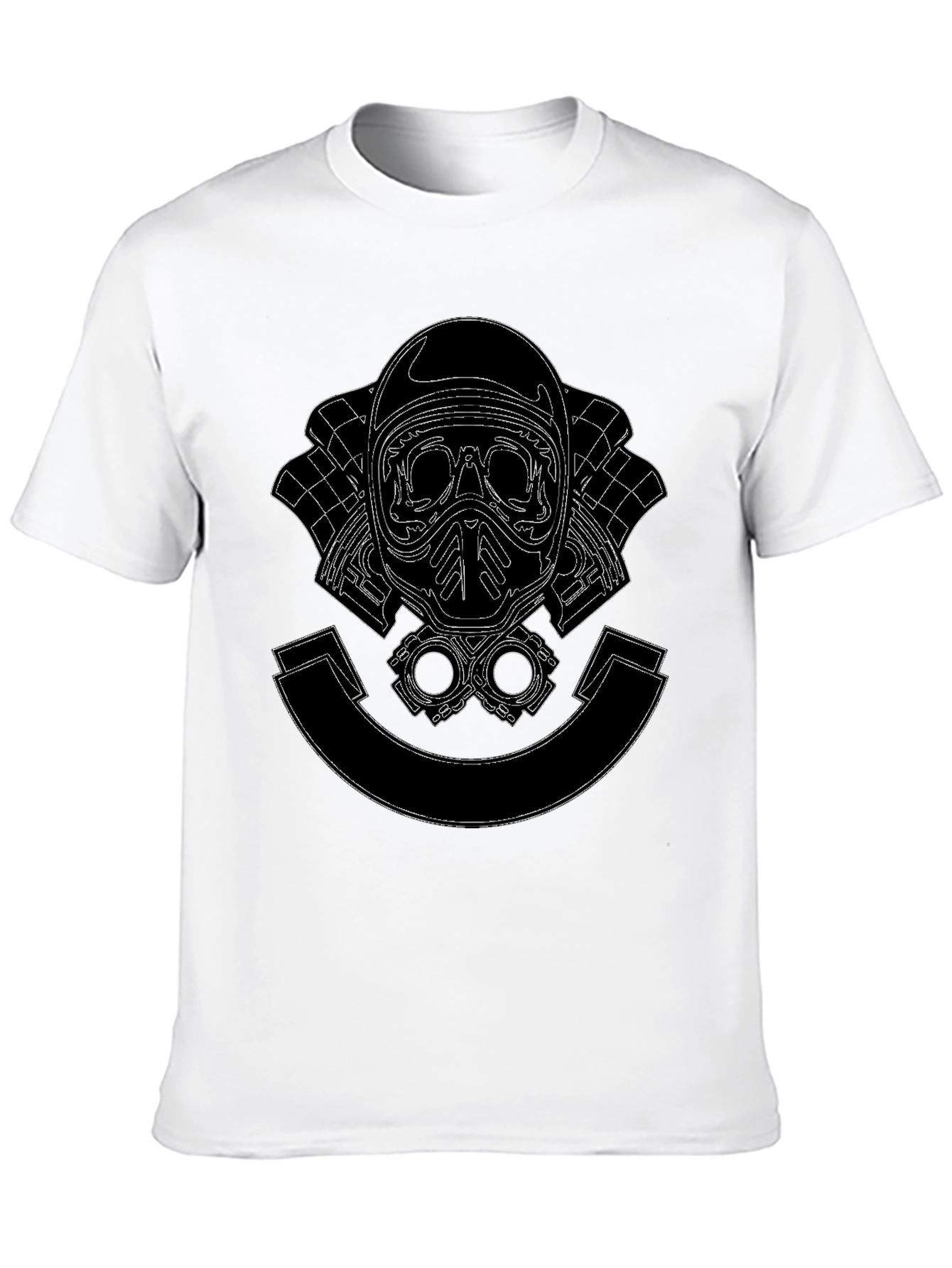 Skull Rider Tee - Black Graphic T-Shirt