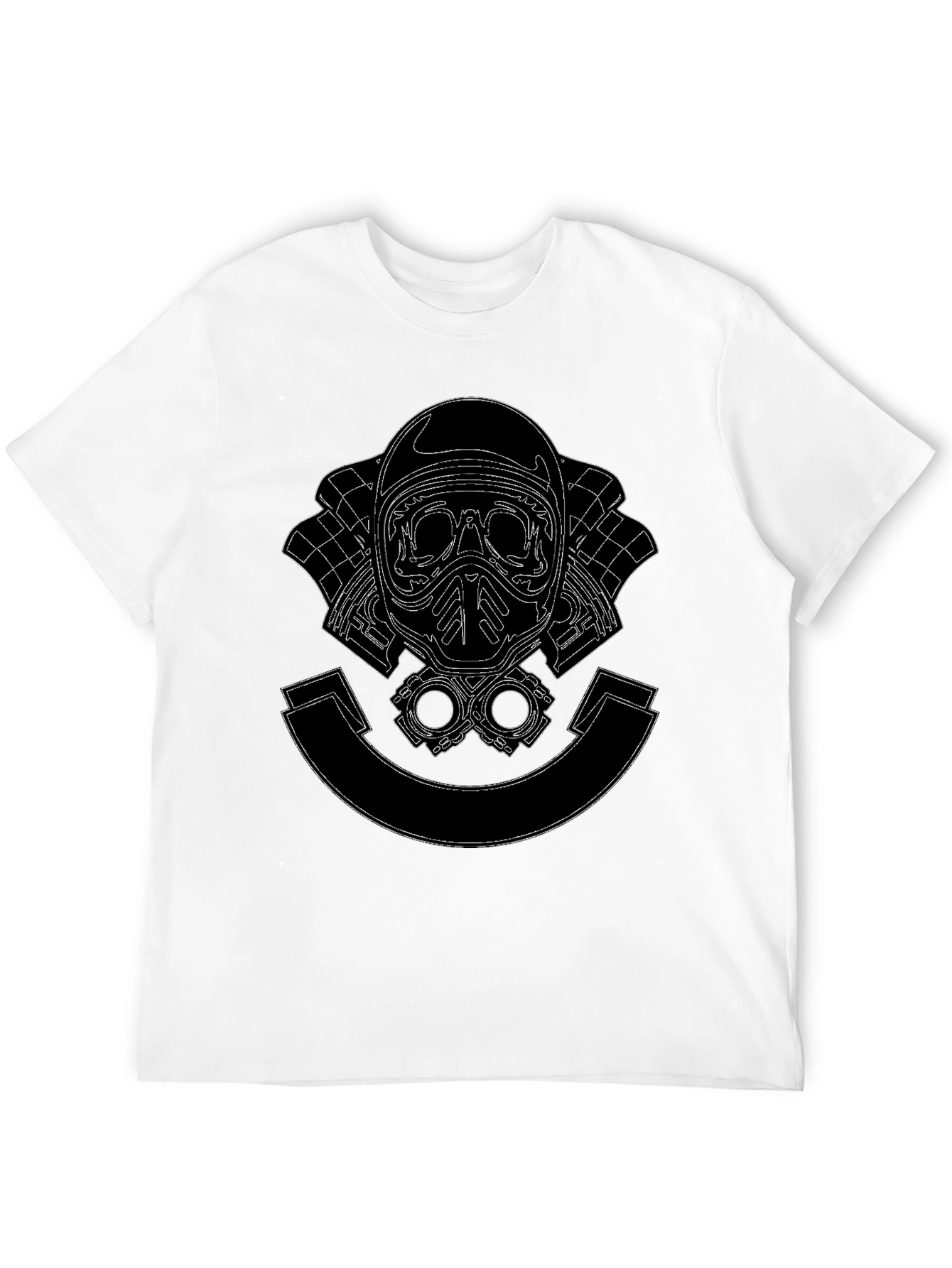 Skull Rider Tee - Black Graphic T-Shirt