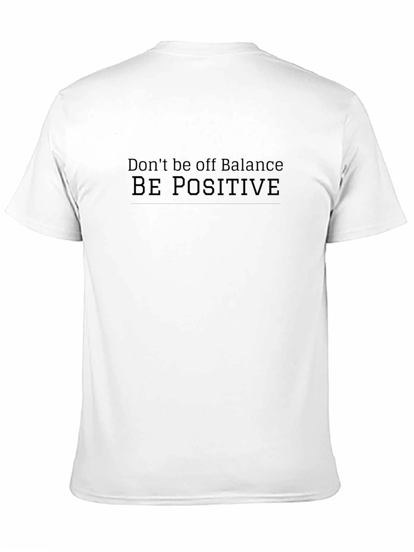 Be Positive Graphic T-Shirt - Black
