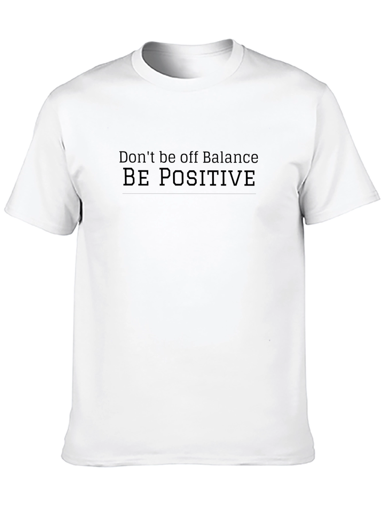 Be Positive Graphic T-Shirt - Black