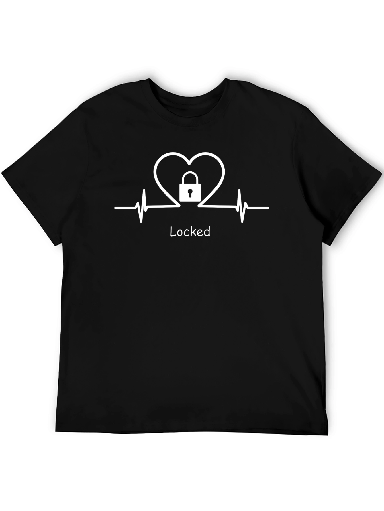 Locked Heartbeat T-Shirt - Mens Graphic Tee