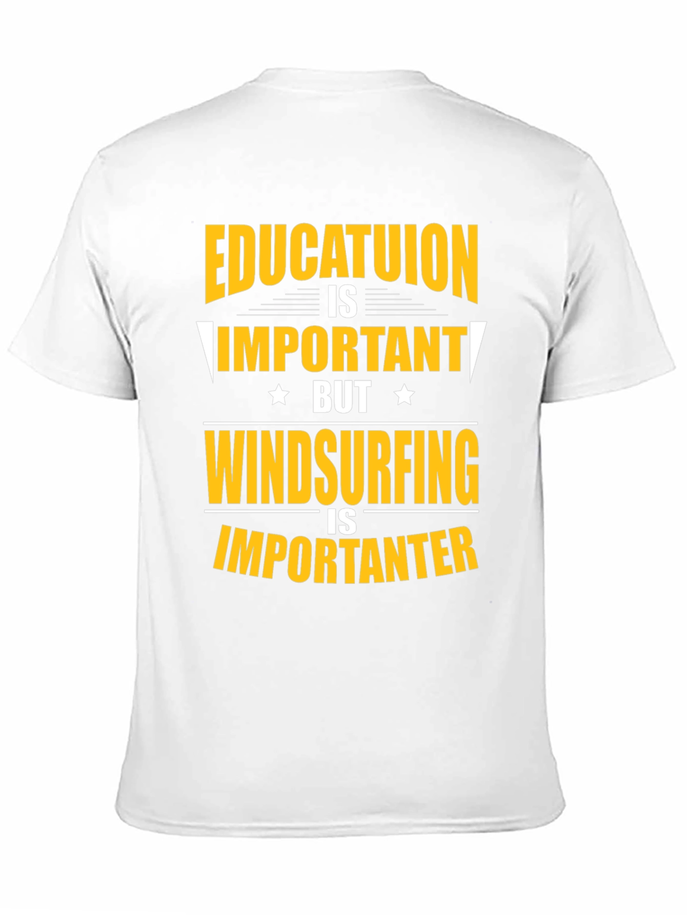 Education vs. Windsurfing Graphic Tee