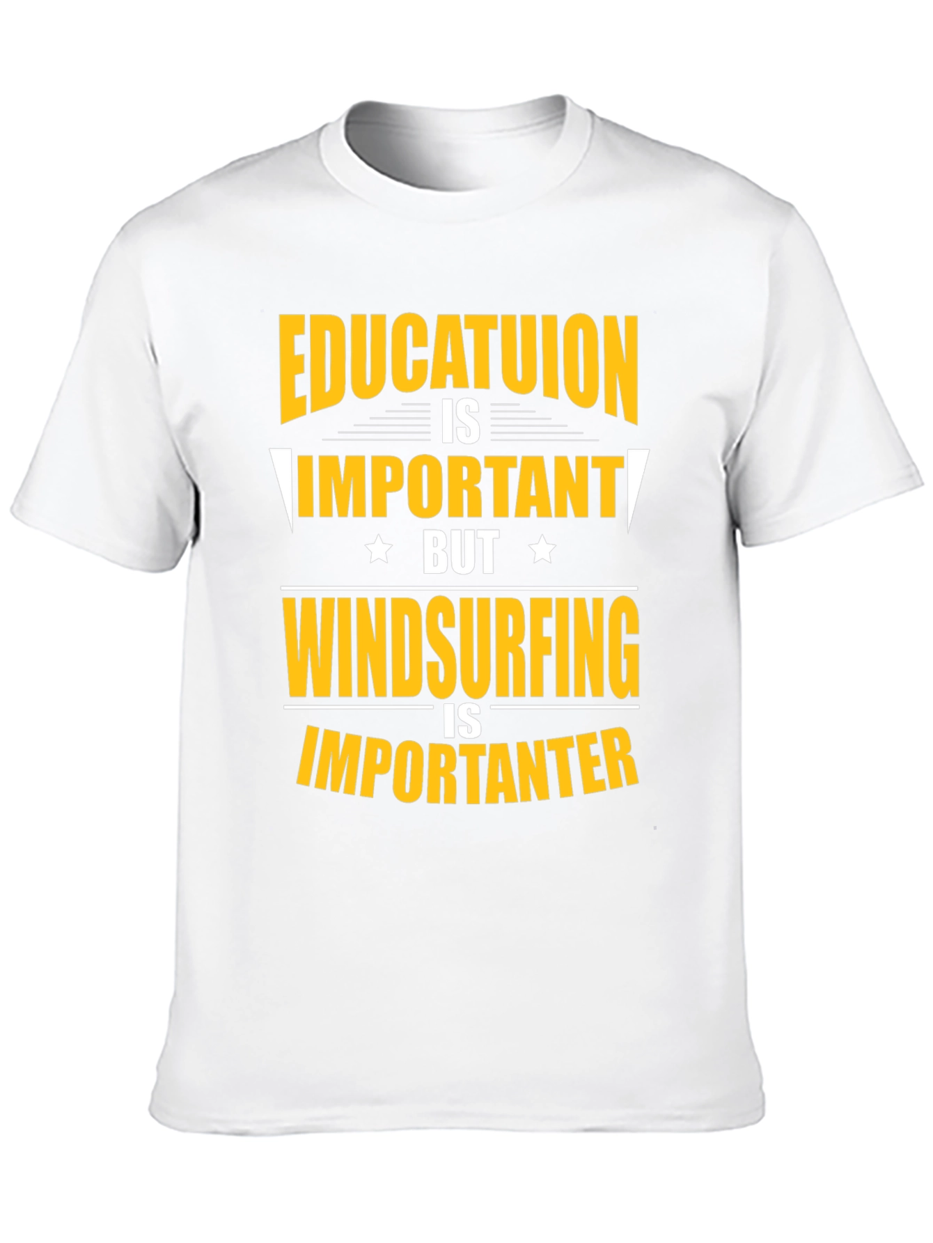 Education vs. Windsurfing Graphic Tee