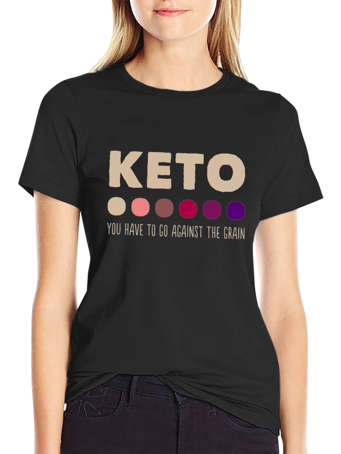Keto Against The Grain Graphic T-Shirt