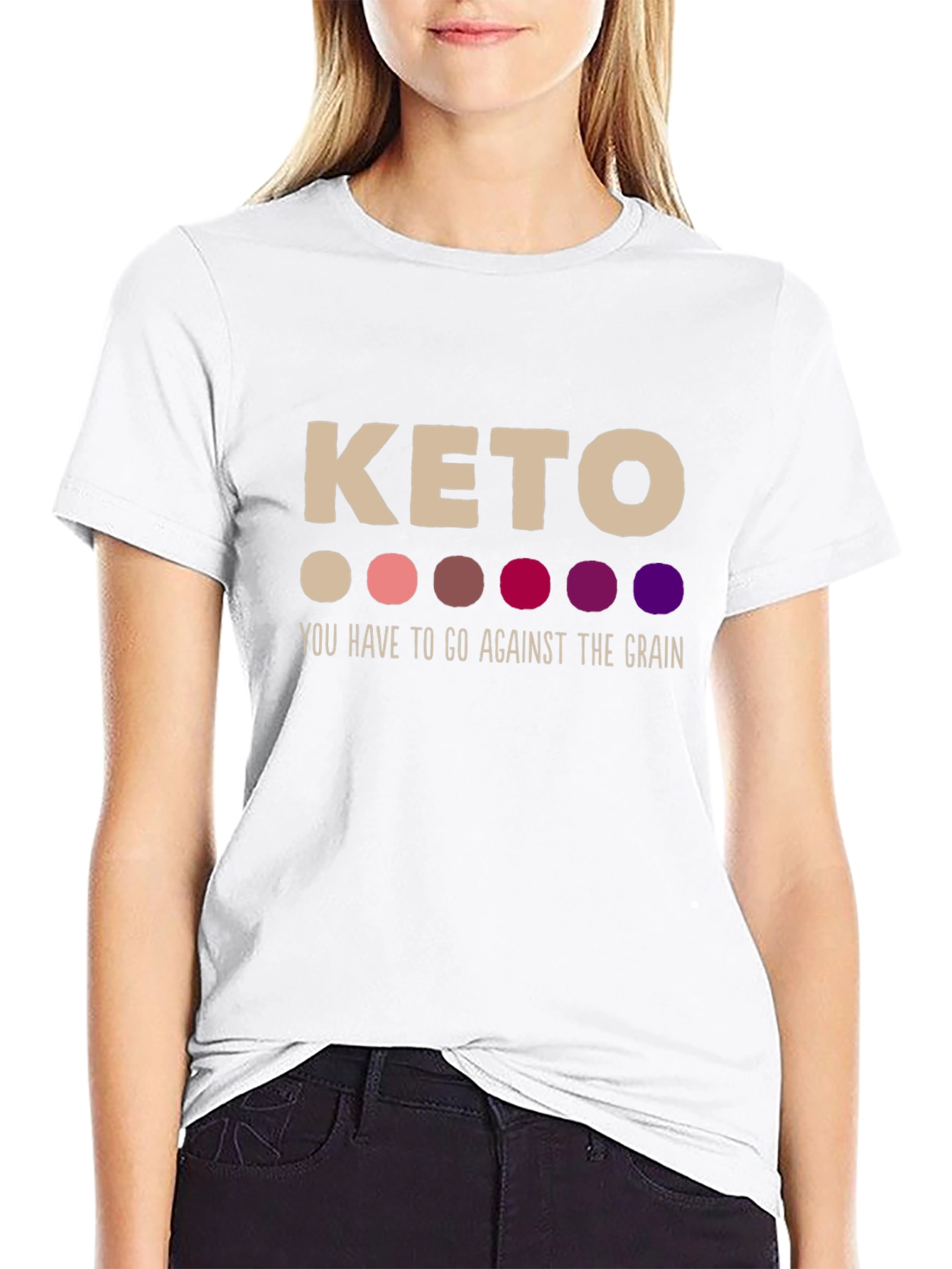 Keto Against The Grain Graphic T-Shirt