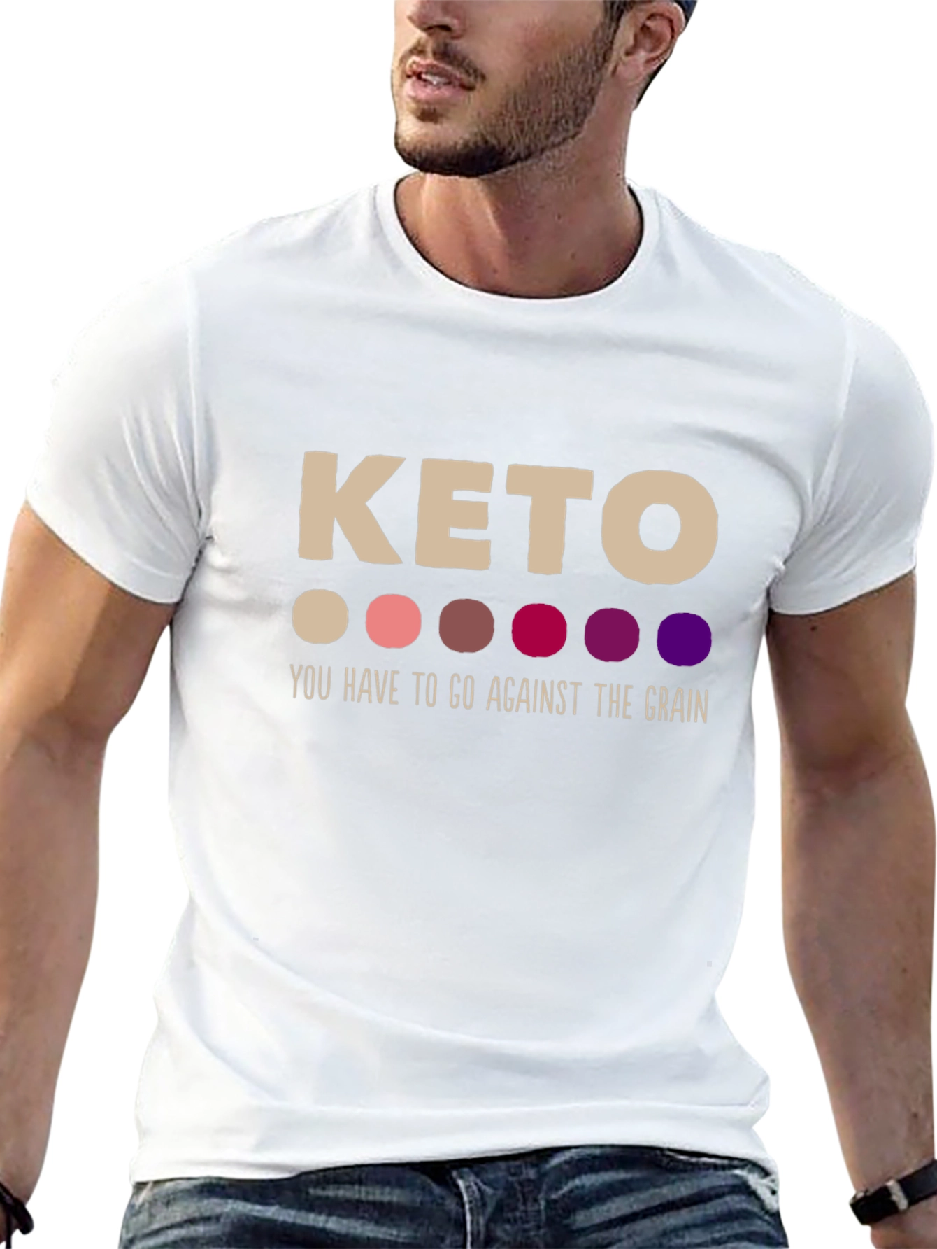 Keto Against The Grain Graphic T-Shirt