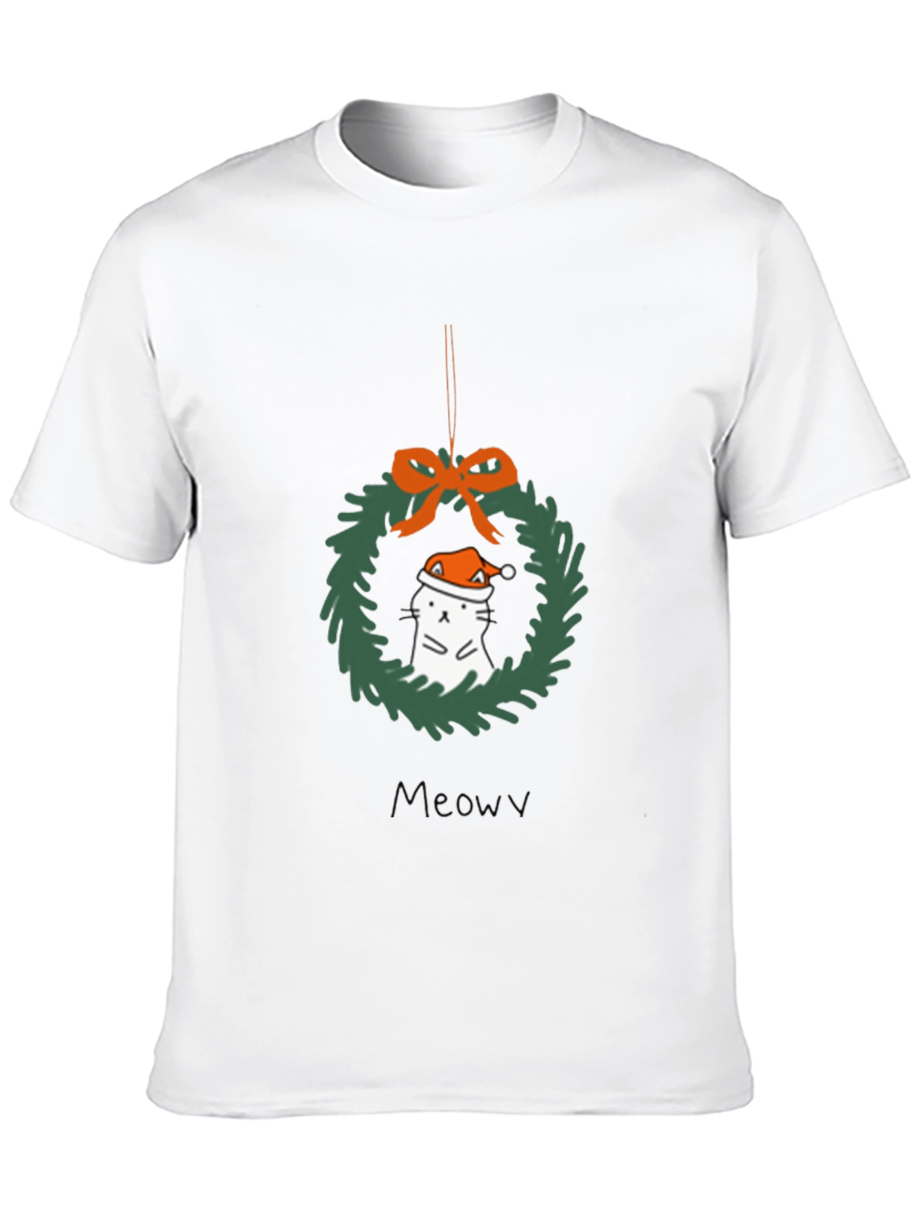 Festive Cat Christmas T-Shirt