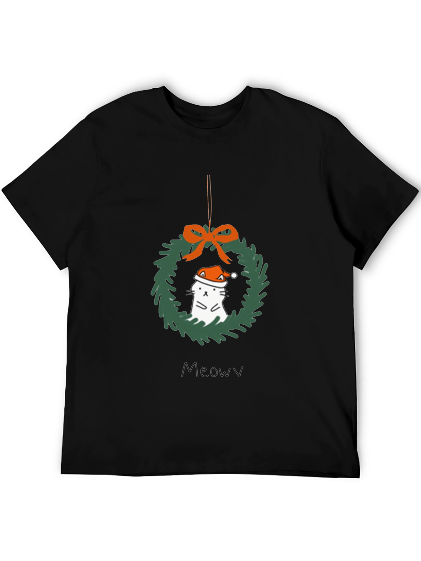 Festive Cat Christmas T-Shirt