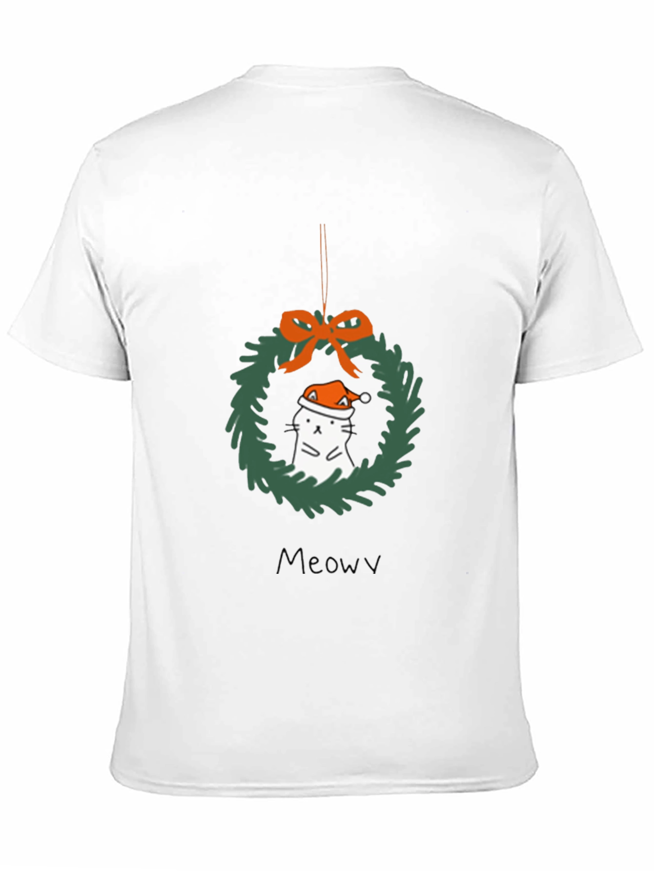 Festive Cat Christmas T-Shirt