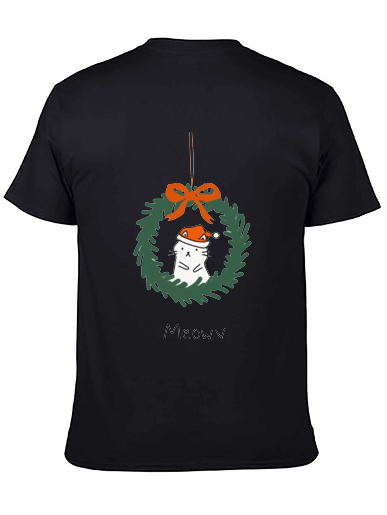 Festive Cat Christmas T-Shirt