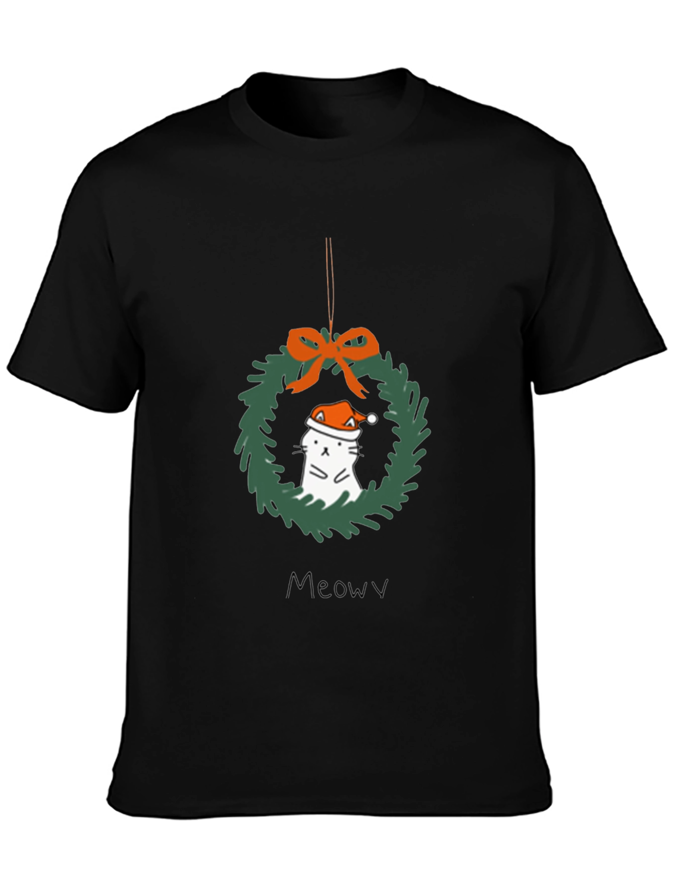Festive Cat Christmas T-Shirt