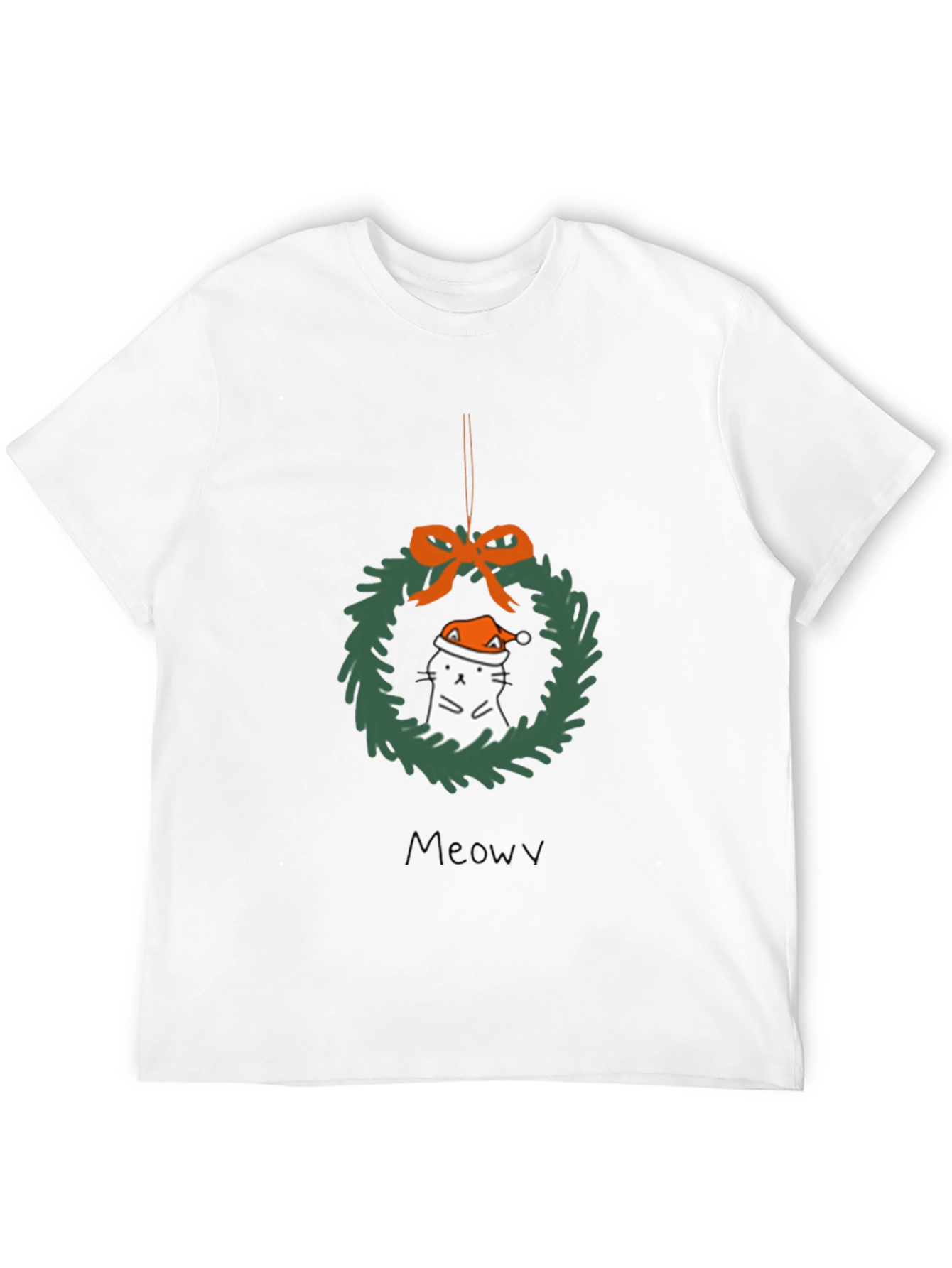 Festive Cat Christmas T-Shirt