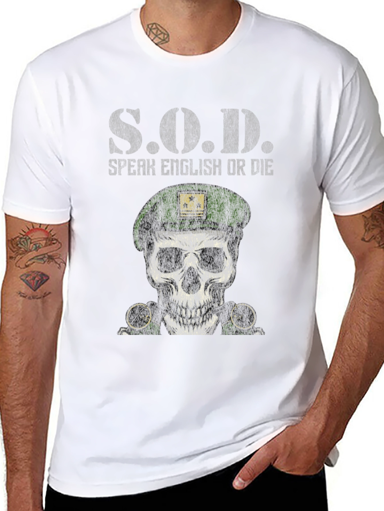 S.O.D Speak English or Die Graphic Tee