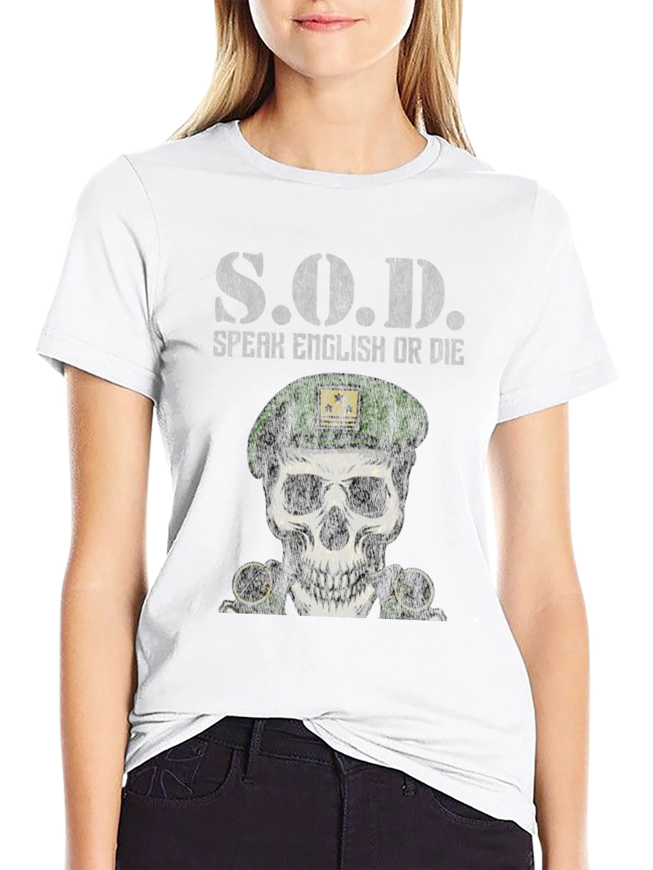 S.O.D Speak English or Die Graphic Tee