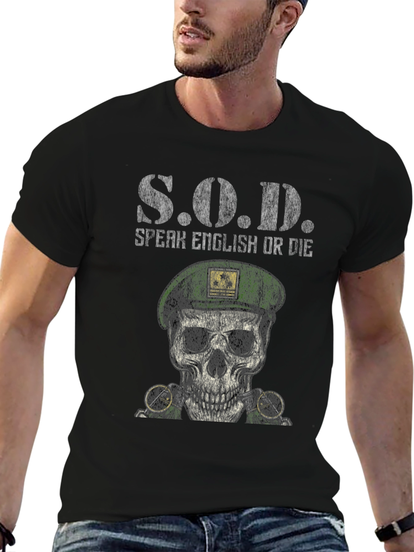 S.O.D Speak English or Die Graphic Tee