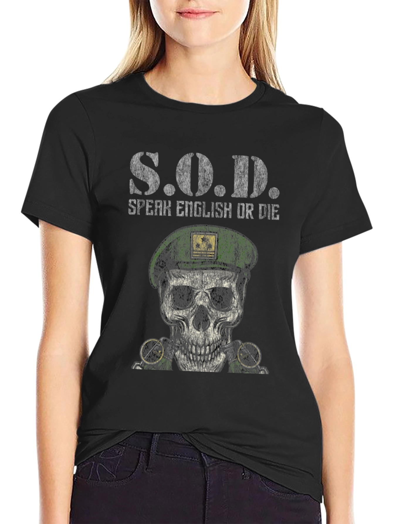 S.O.D Speak English or Die Graphic Tee