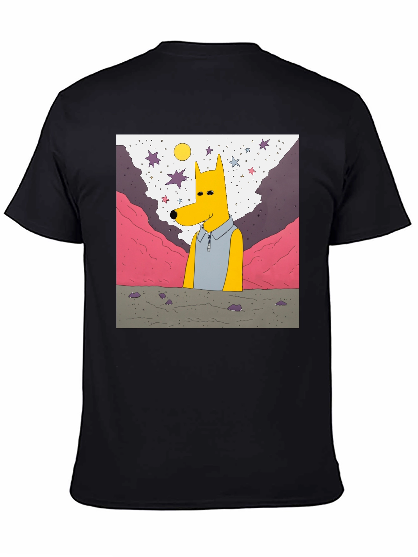 Surreal Cartoon Dog T-Shirt - Unique Graphic Tee