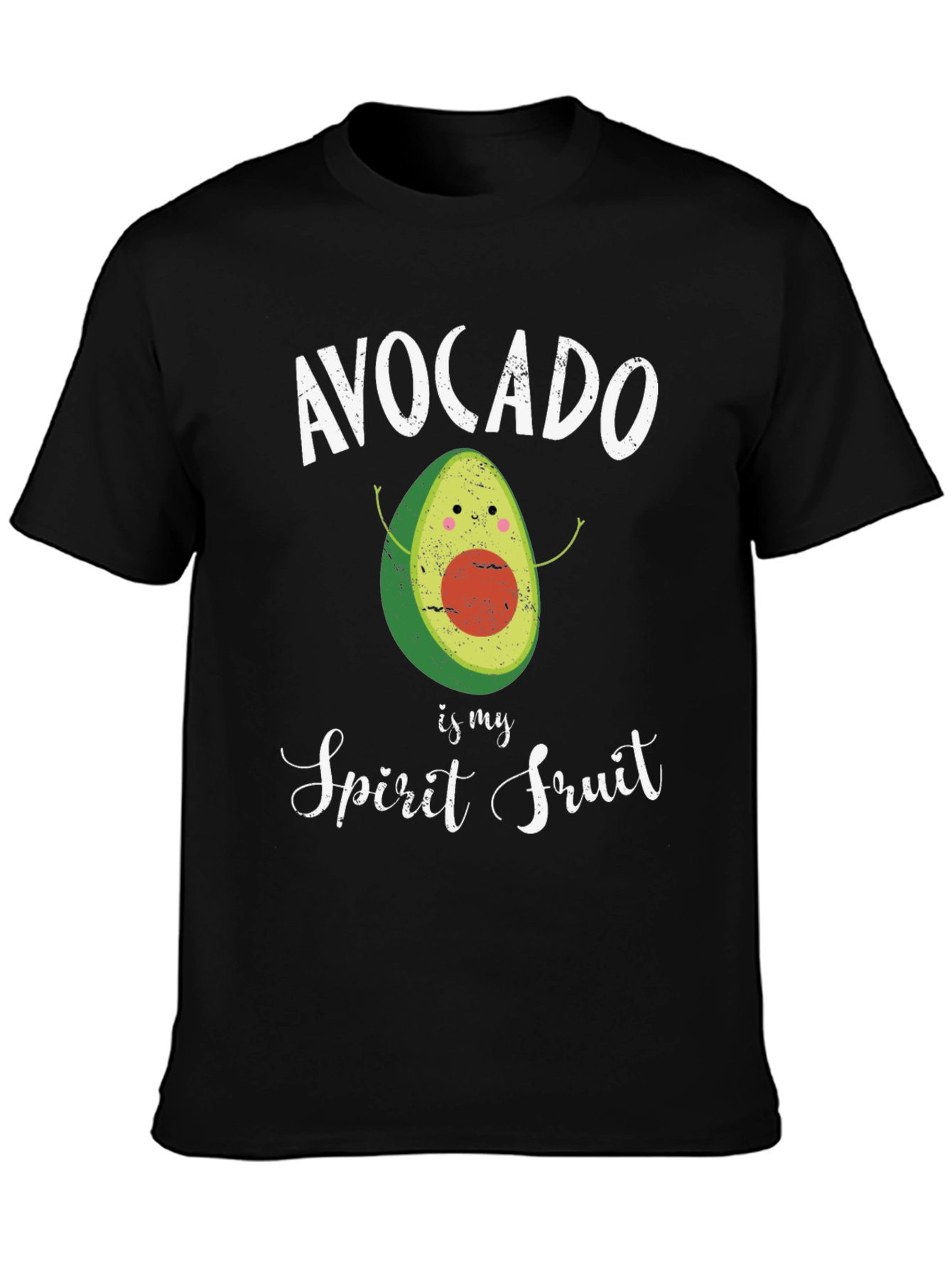 Avocado Spirit Fruit Graphic T-Shirt