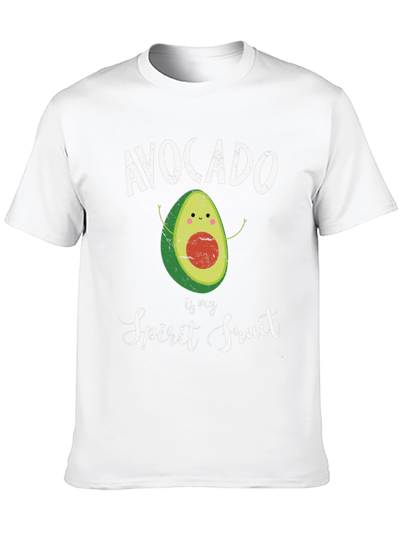 Avocado Spirit Fruit Graphic T-Shirt