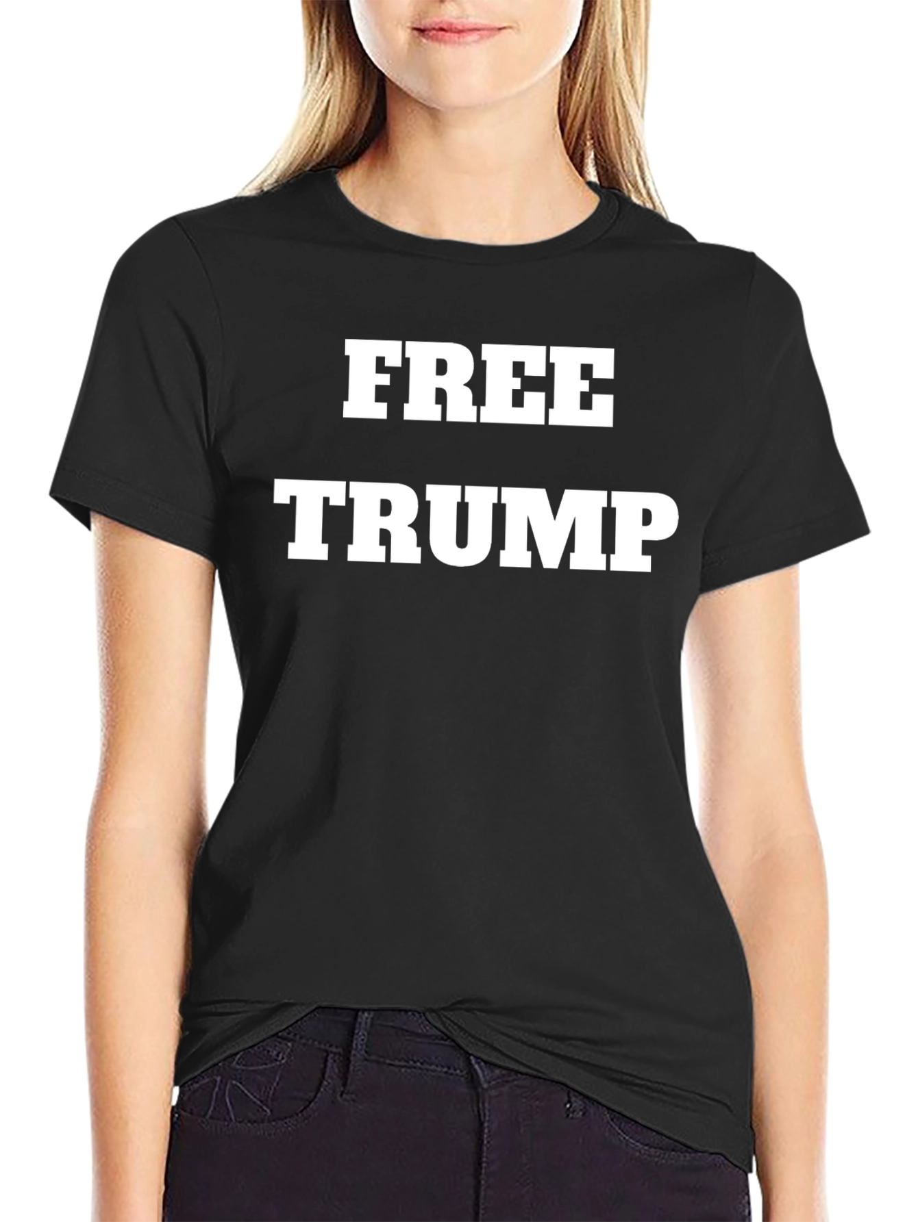 Free Trump Graphic Tee - Political Statement T-Shirt