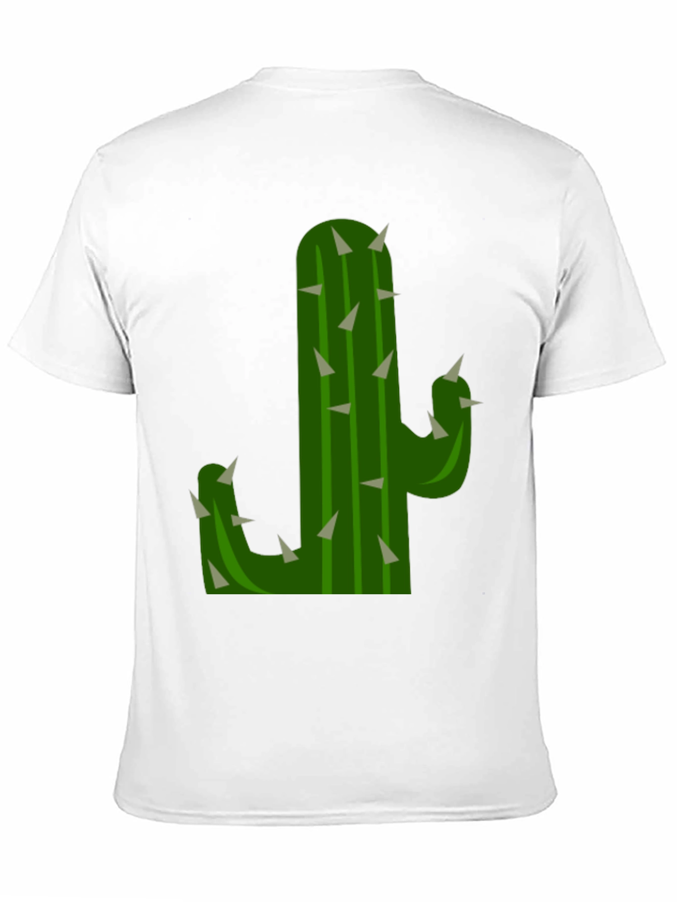 Cactus Graphic Tee - Black Cotton T-Shirt