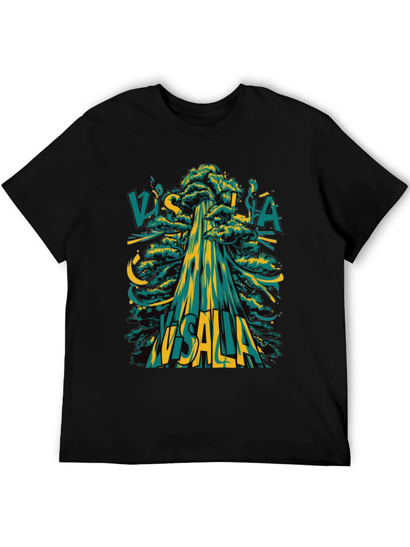 Visalia Tree Graphic Tee - Modern Style
