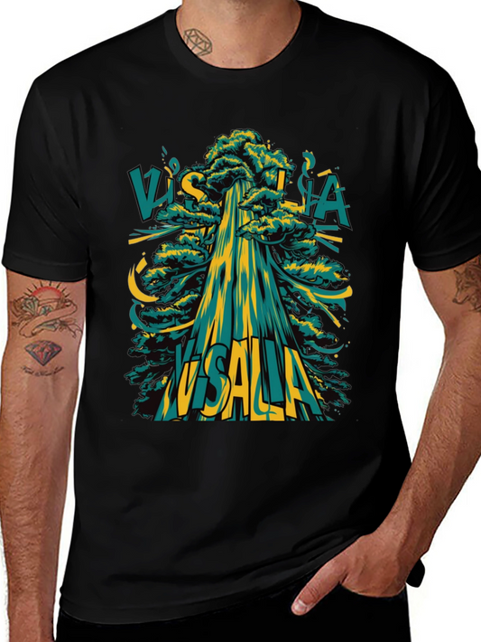 Visalia Tree Graphic Tee - Modern Style