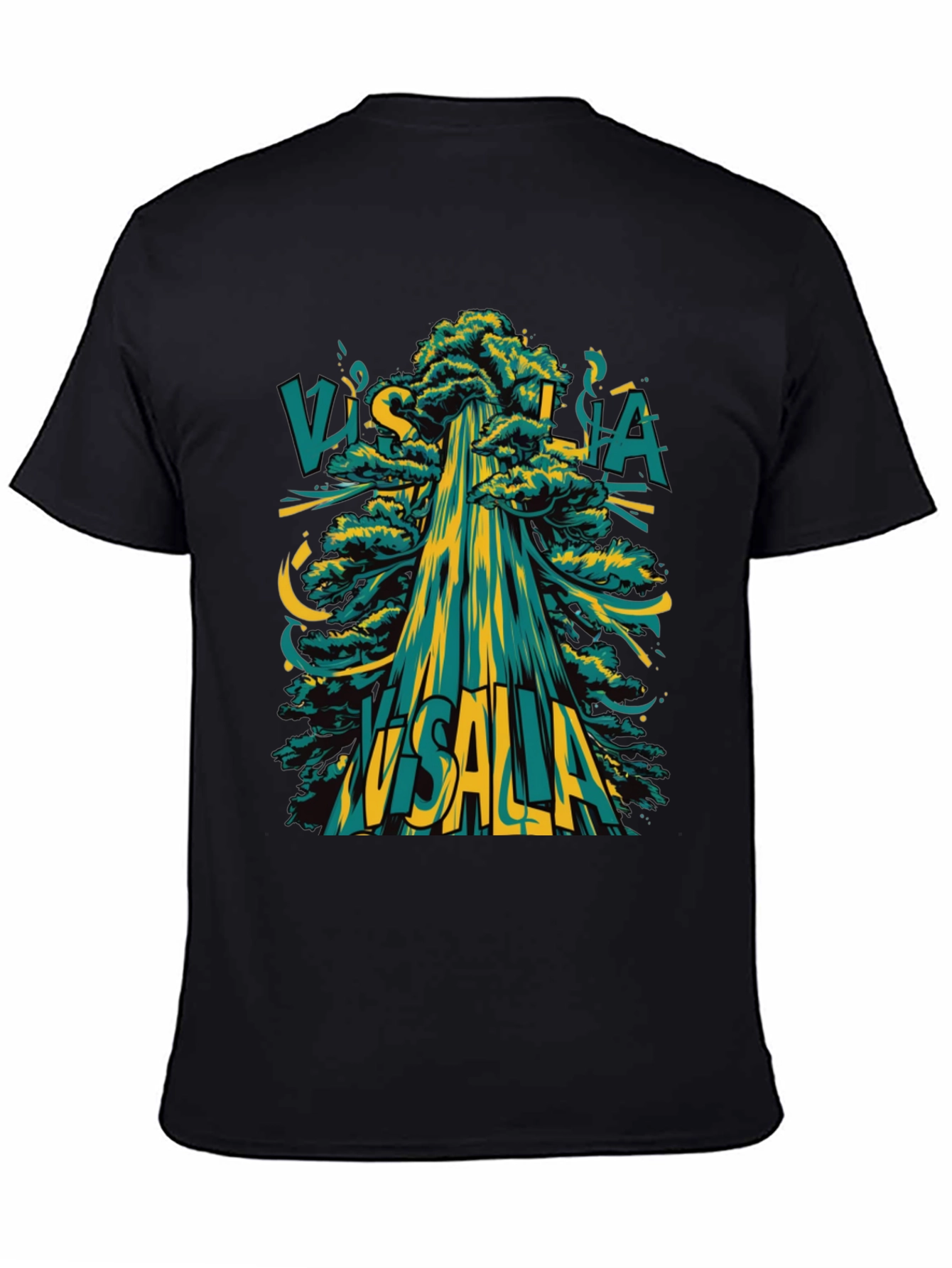 Visalia Tree Graphic Tee - Modern Style
