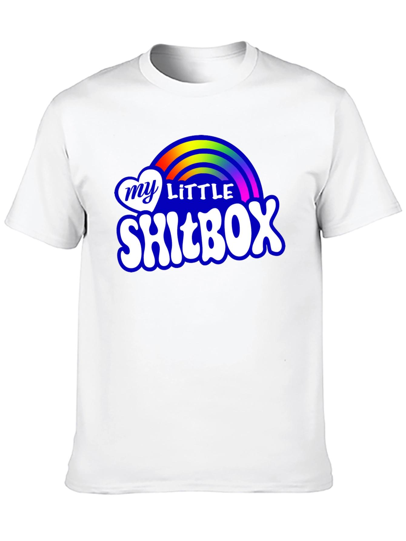 My Little Shitbox T-Shirt - Rainbow Novelty Tee