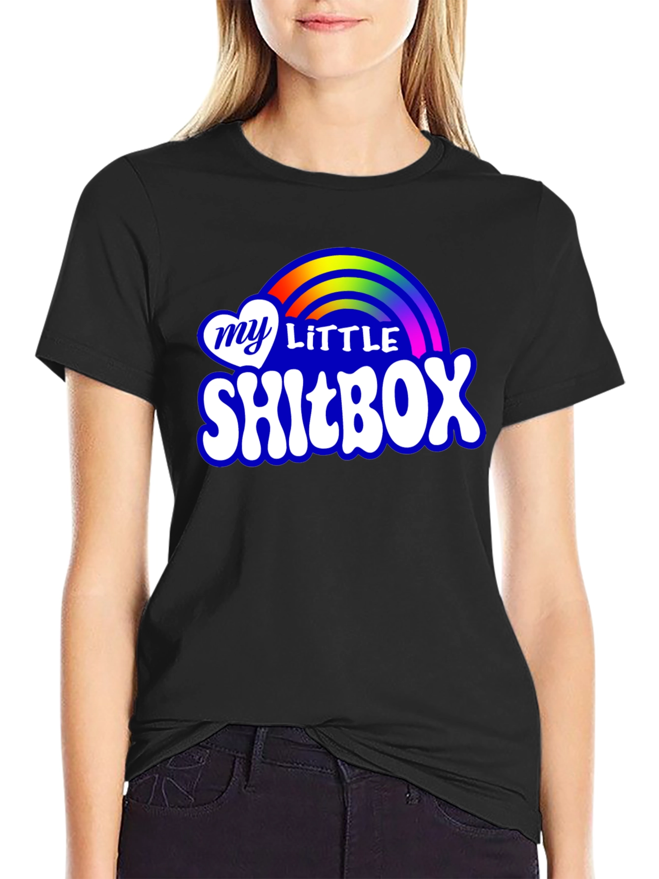 My Little Shitbox T-Shirt - Rainbow Novelty Tee