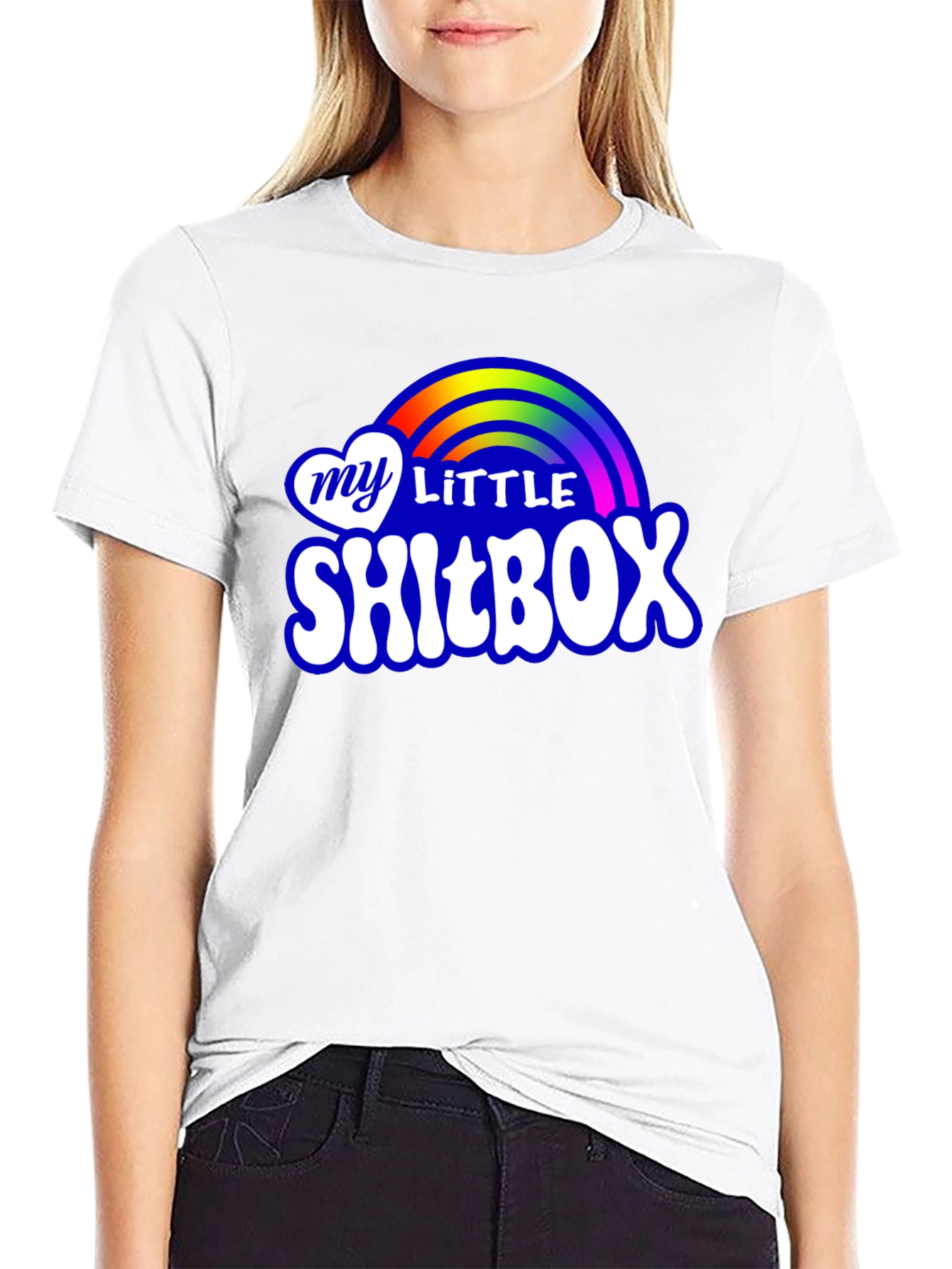 My Little Shitbox T-Shirt - Rainbow Novelty Tee