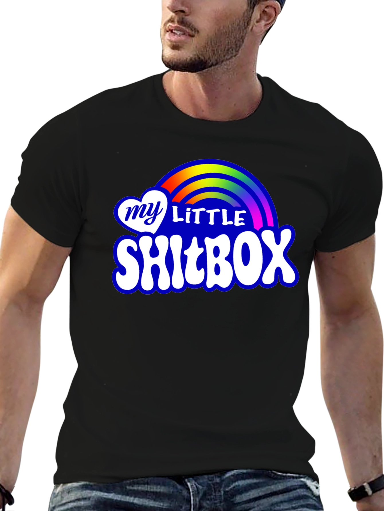 My Little Shitbox T-Shirt - Rainbow Novelty Tee