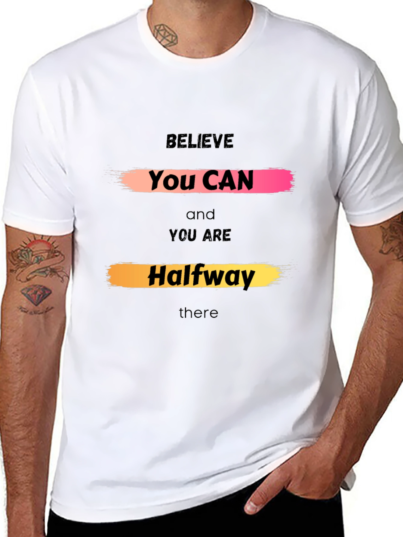 Believe You Can Graphic Tee - Motivational Shirt