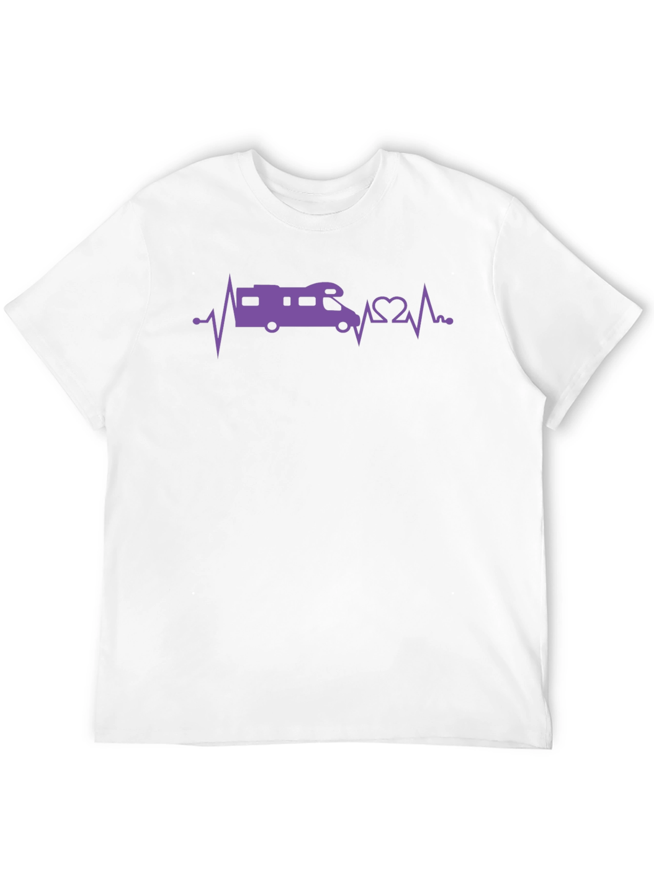 RV Heartbeat T-Shirt - Camping Lover Tee