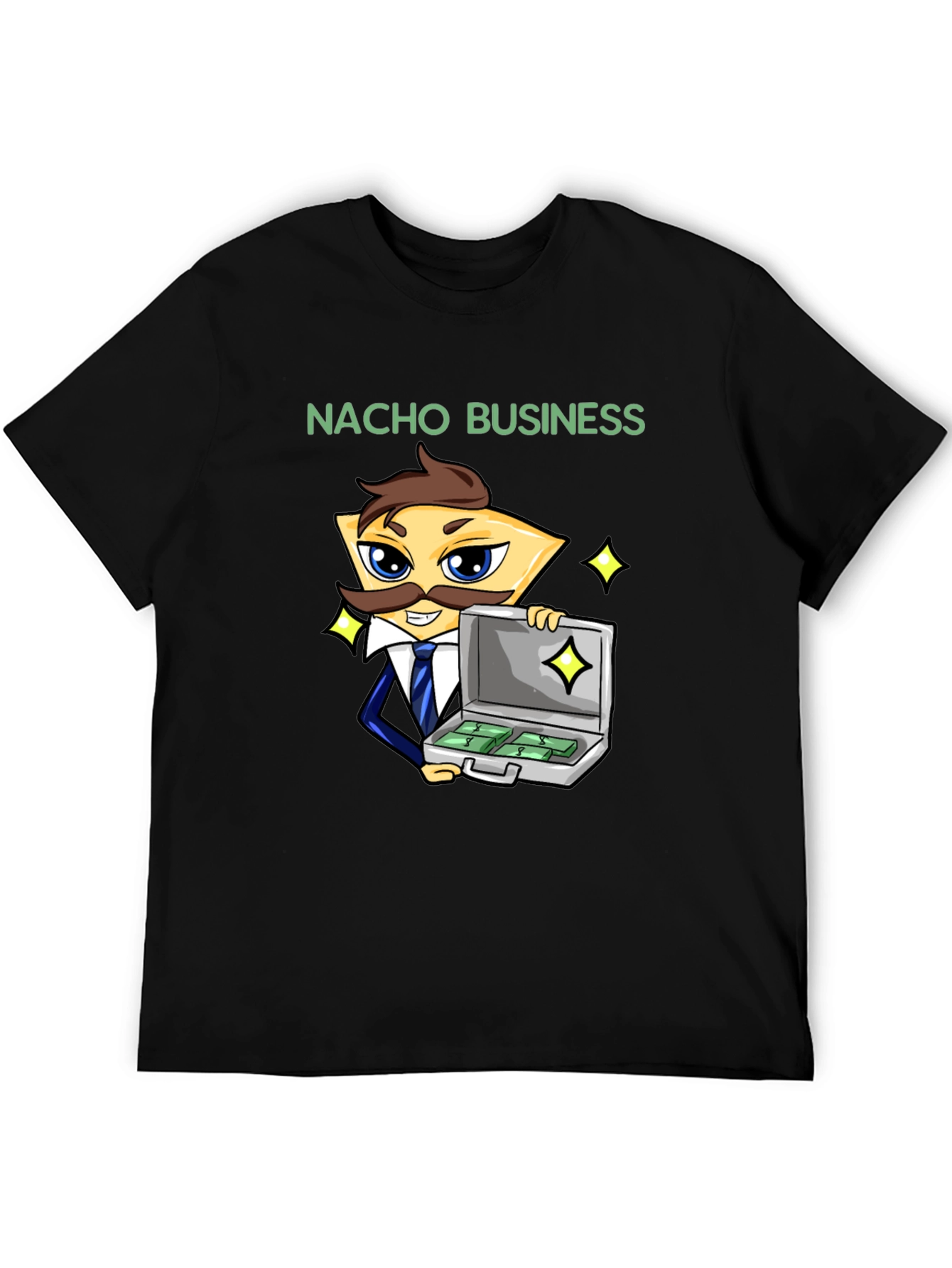 Nacho Business T-Shirt - Funny Cartoon Graphic Tee