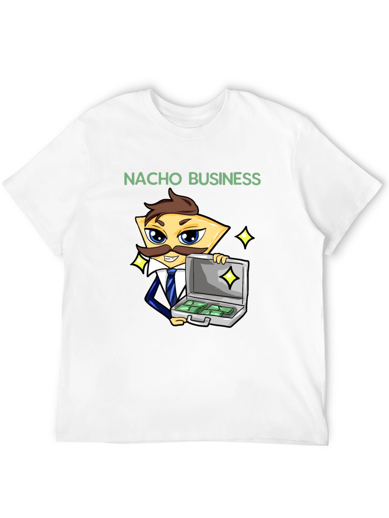 Nacho Business T-Shirt - Funny Cartoon Graphic Tee