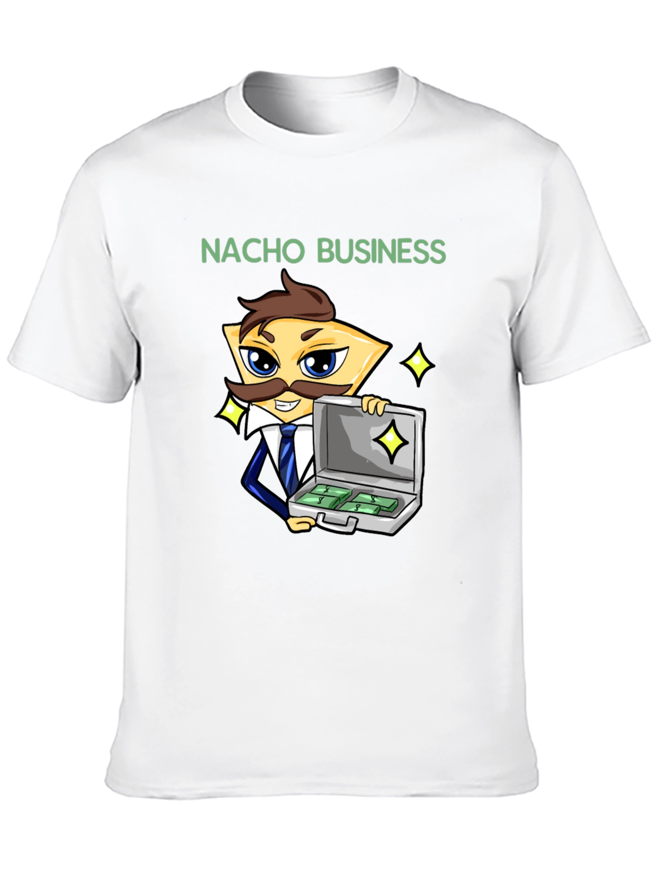 Nacho Business T-Shirt - Funny Cartoon Graphic Tee