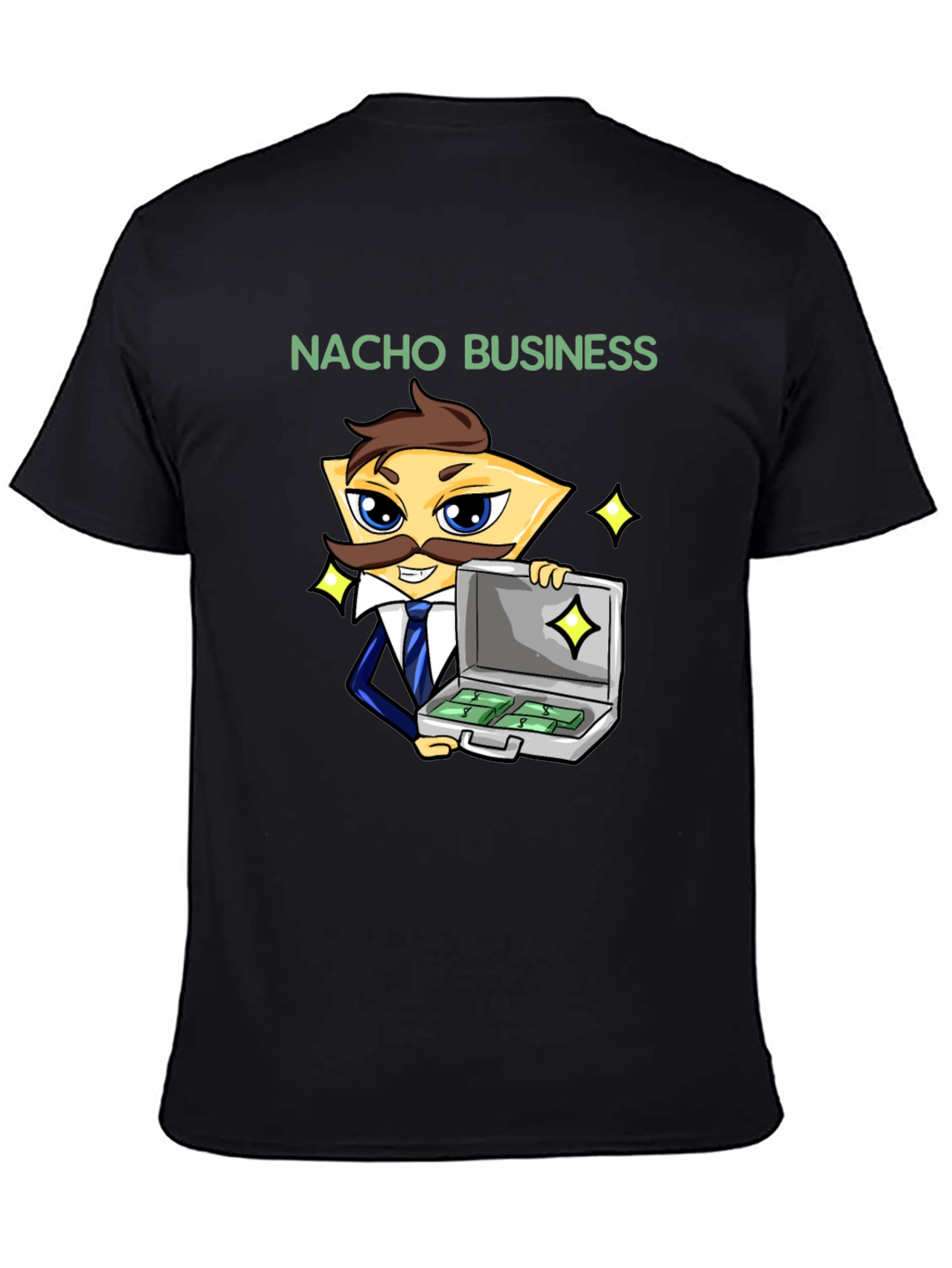 Nacho Business T-Shirt - Funny Cartoon Graphic Tee