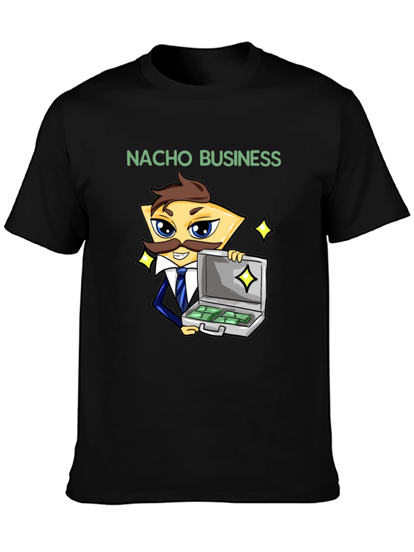 Nacho Business T-Shirt - Funny Cartoon Graphic Tee