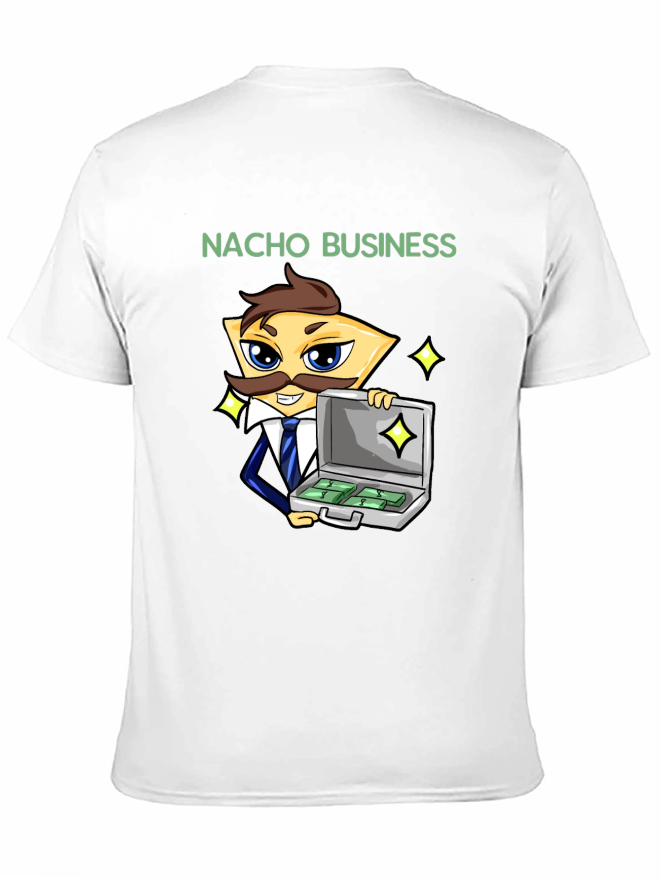 Nacho Business T-Shirt - Funny Cartoon Graphic Tee
