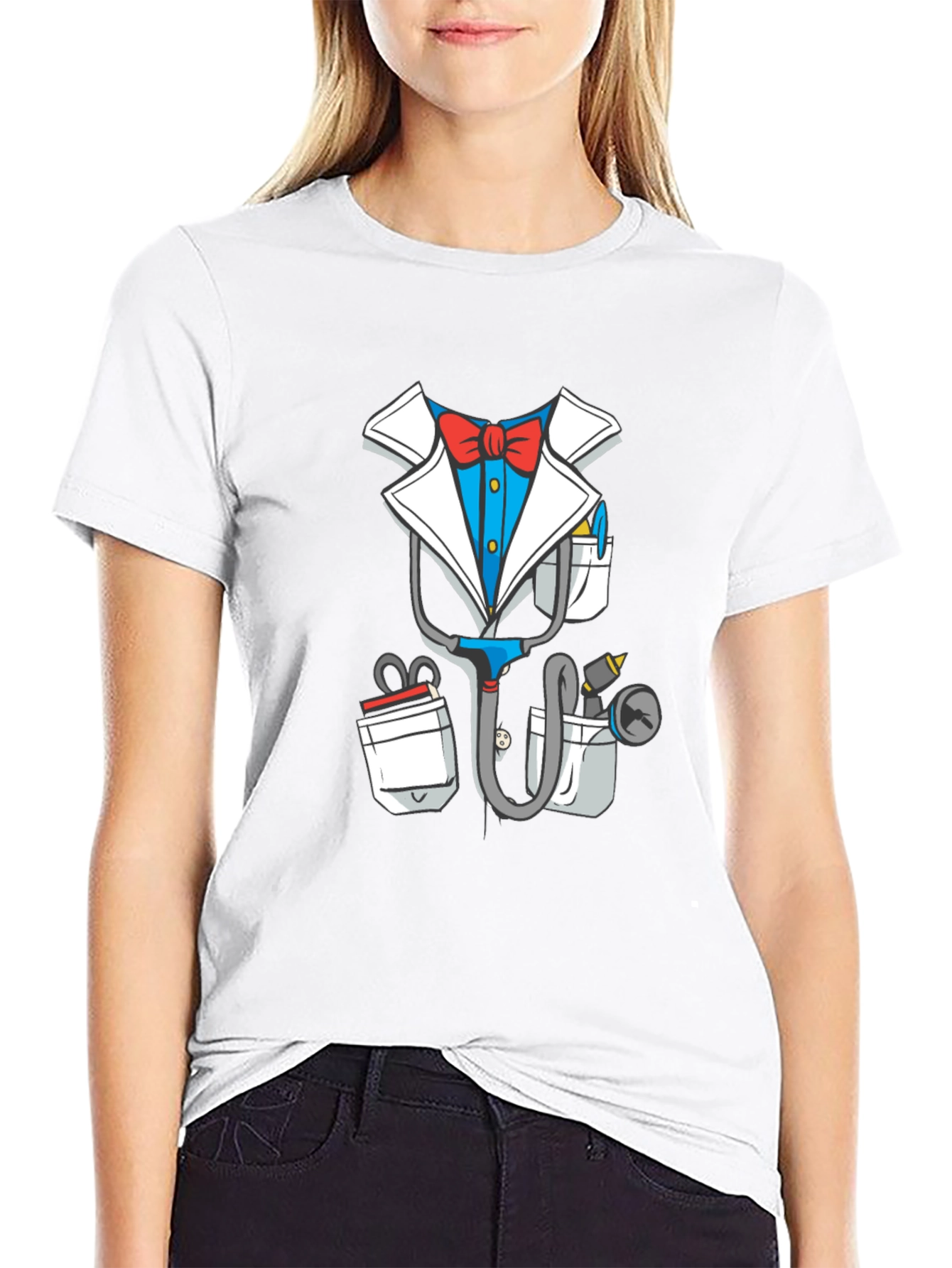 Doctor Outfit T-Shirt - Novelty Costume Tee