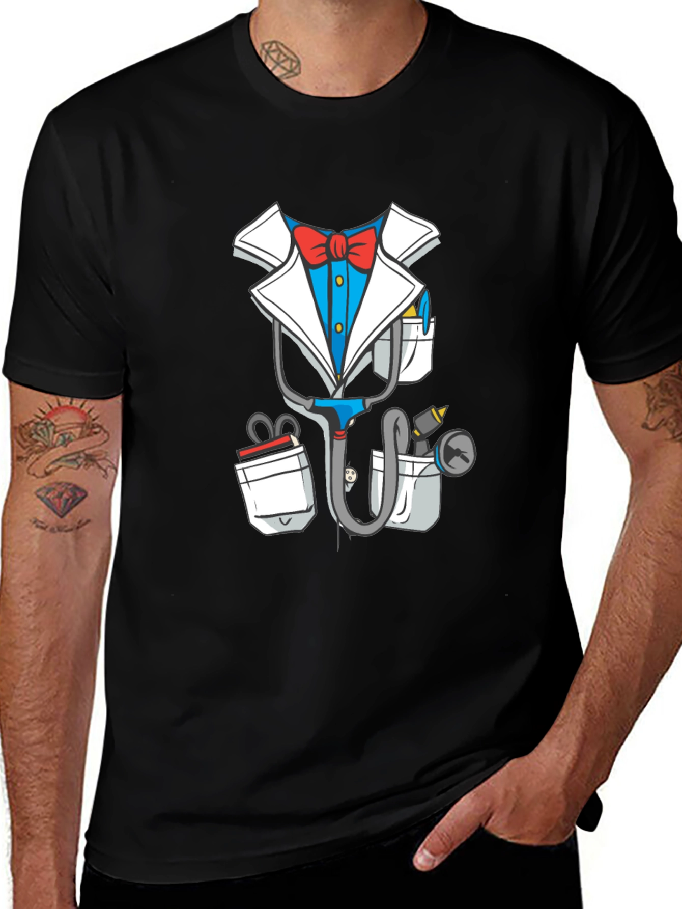 Doctor Outfit T-Shirt - Novelty Costume Tee