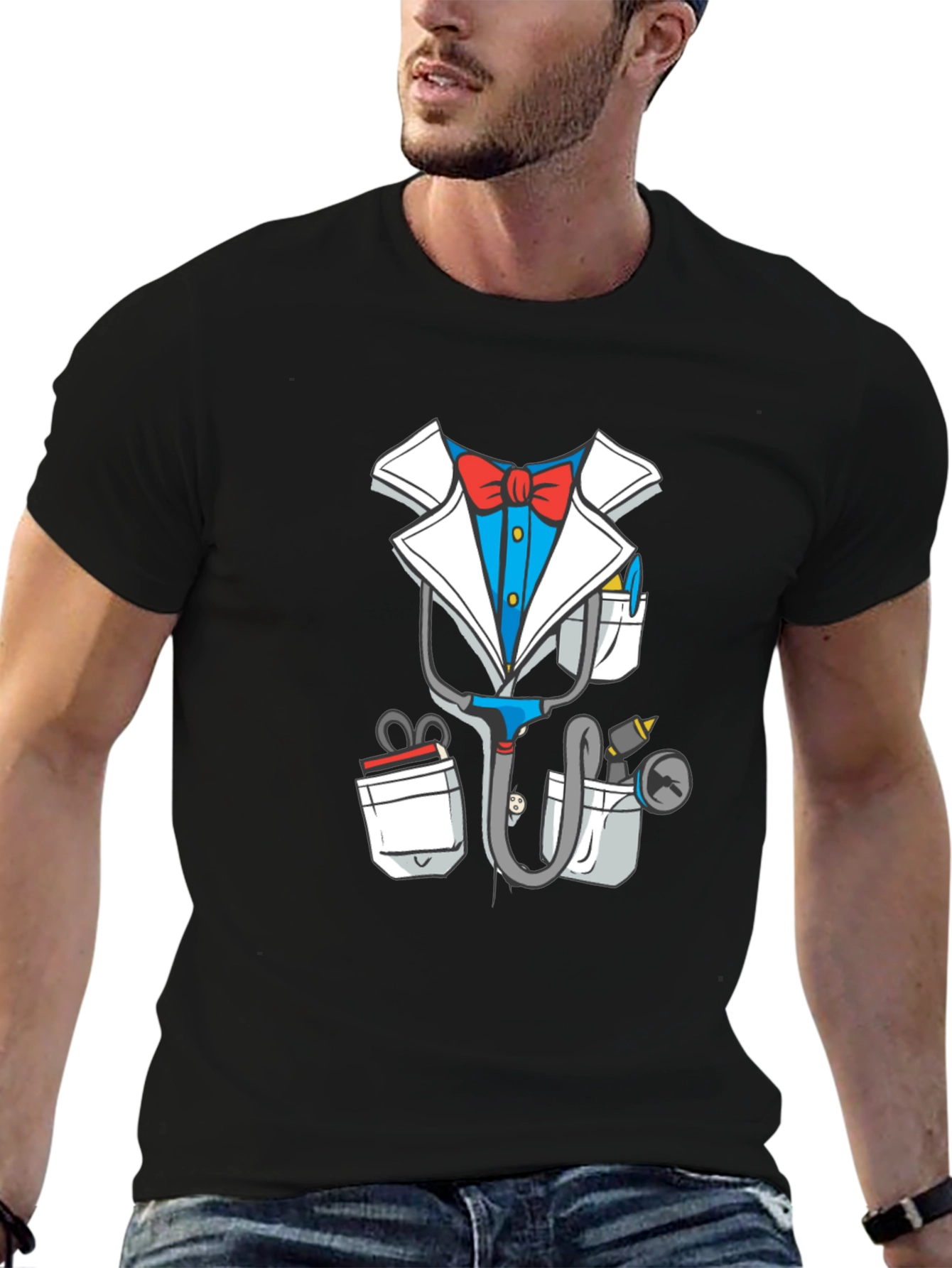 Doctor Outfit T-Shirt - Novelty Costume Tee