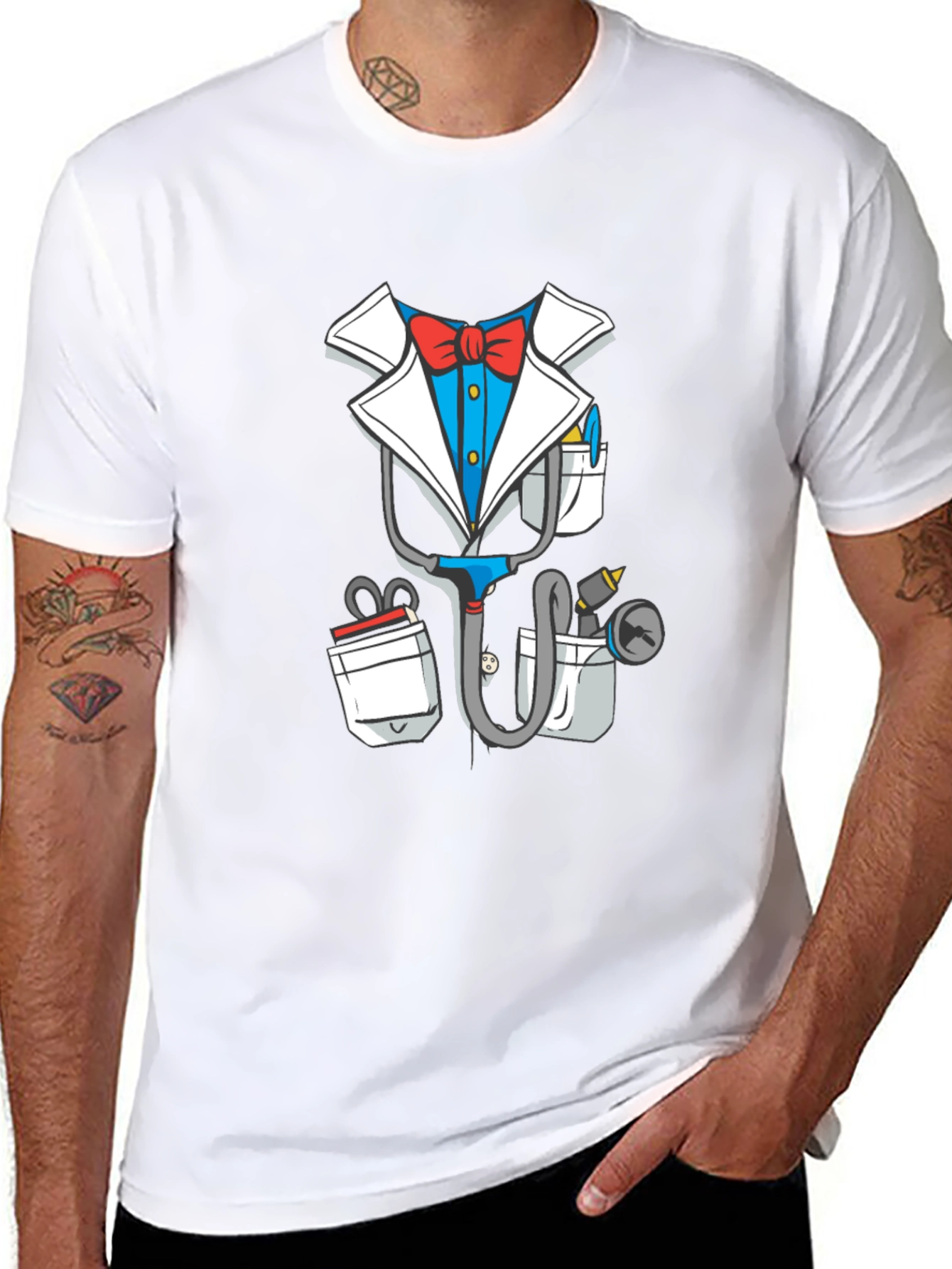 Doctor Outfit T-Shirt - Novelty Costume Tee