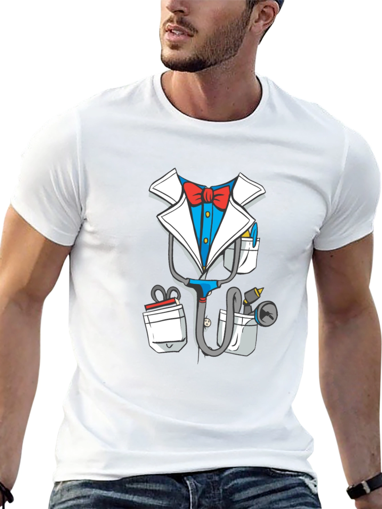 Doctor Outfit T-Shirt - Novelty Costume Tee